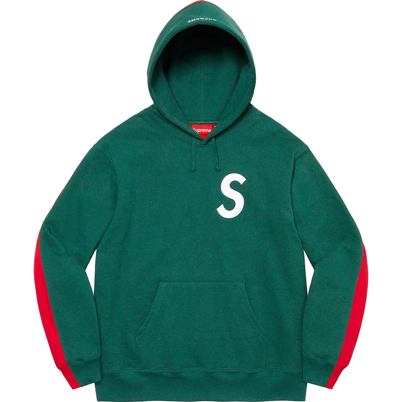 S Logo Split Hooded Sweatshirt view 8